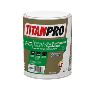 Pintura Acrílica Superlavable P-75 TITANPRO